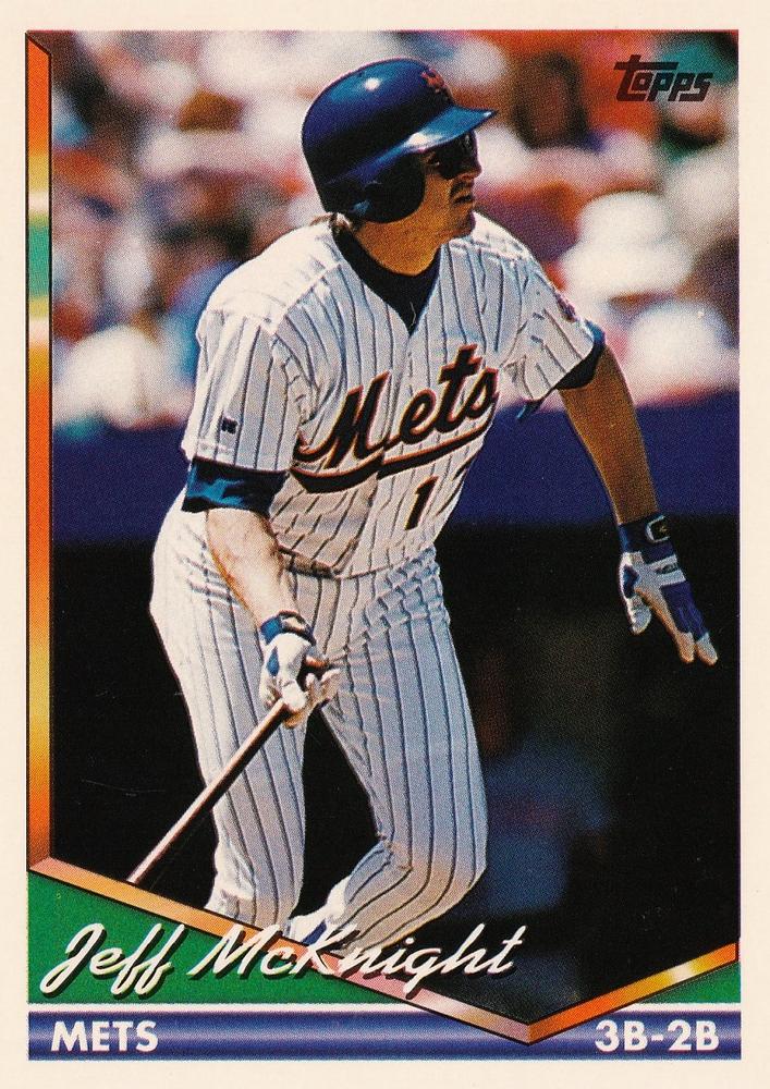 1994 Topps Jeff McKnight # 331 New York Mets