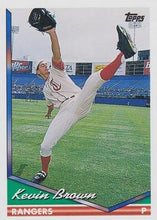 Load image into Gallery viewer, 1994 Topps Kevin Brown # 345 Texas Rangers
