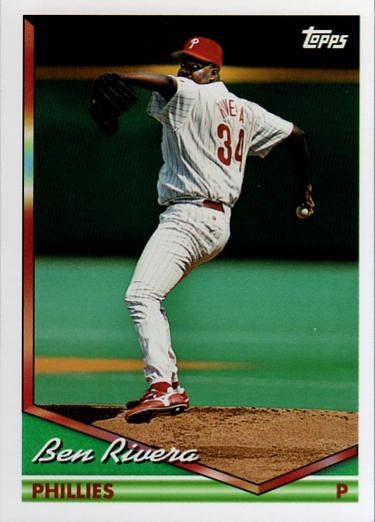 1994 Topps Ben Rivera # 352 Philadelphia Phillies