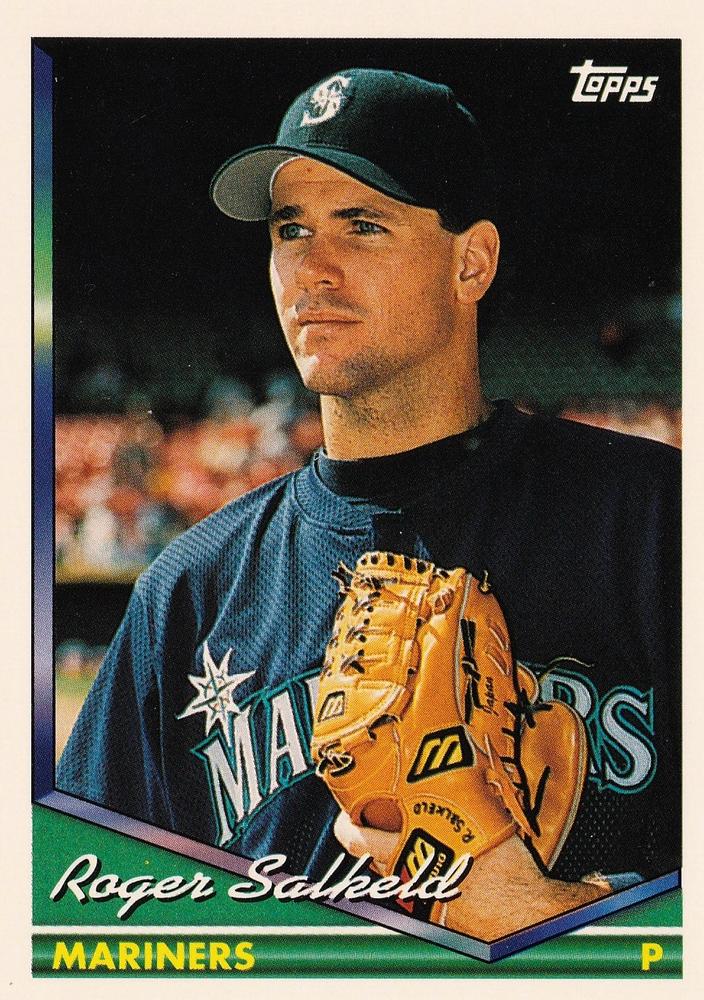 1994 Topps Roger Salkeld # 376 Seattle Mariners