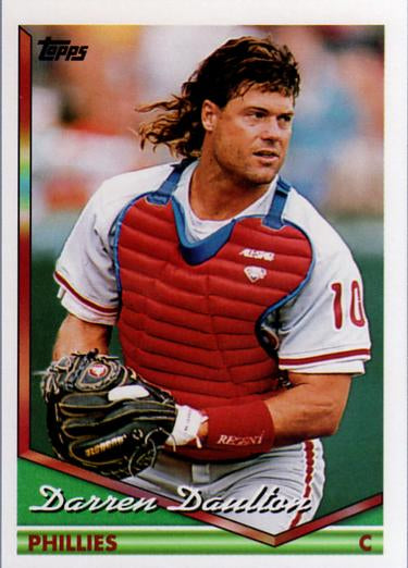 1994 Topps Darren Daulton # 380 Philadelphia Phillies