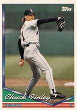 Load image into Gallery viewer, 1994 Topps Chuck Finley # 381 California Angels
