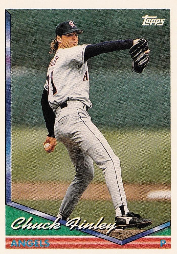 1994 Topps Chuck Finley # 381 California Angels