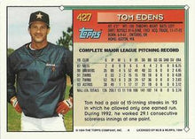 Load image into Gallery viewer, 1994 Topps Tom Edens # 427 Houston Astros
