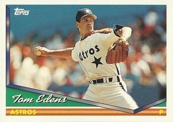 1994 Topps Tom Edens # 427 Houston Astros