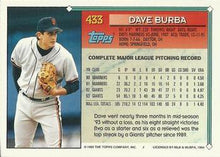 Load image into Gallery viewer, 1994 Topps Dave Burba # 433 San Francisco Giants
