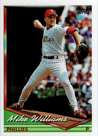 1994 Topps Mike Williams # 447 Philadelphia Phillies