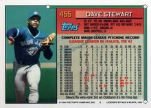 Load image into Gallery viewer, 1994 Topps Dave Stewart # 455 Toronto Blue Jays
