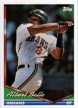 Load image into Gallery viewer, 1994 Topps Albert Belle # 480 Cleveland Indians
