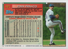 Load image into Gallery viewer, 1994 Topps John Franco # 481 New York Mets
