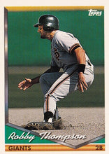 Load image into Gallery viewer, 1994 Topps Robby Thompson # 505 San Francisco Giants
