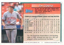 Load image into Gallery viewer, 1994 Topps Tim Costo # 513 Cincinnati Reds
