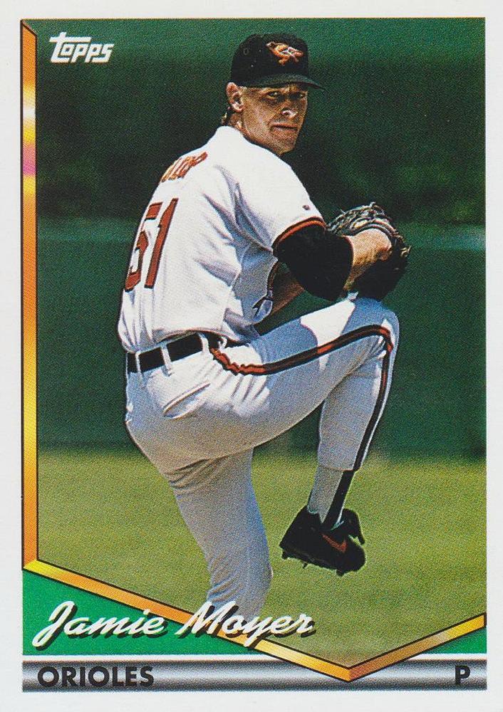 1994 Topps Jamie Moyer # 526 Baltimore Orioles