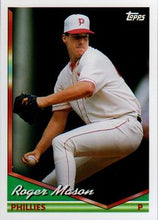 将图片加载到图库查看器，1994 Topps Roger Mason # 533 Philadelphia Phillies
