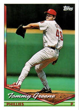 Load image into Gallery viewer, 1994 Topps Tommy Greene # 570 Philadelphia Phillies
