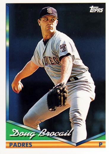 1994 Topps Doug Brocail # 579 San Diego Padres