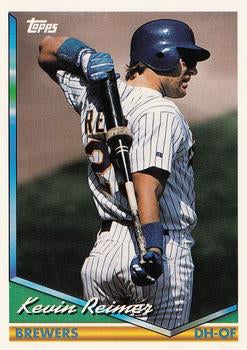 1994 Topps Kevin Reimer # 585 Milwaukee Brewers