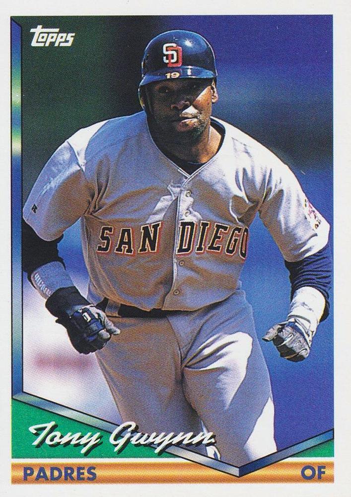 1994 Topps Tony Gwynn # 620 San Diego Padres