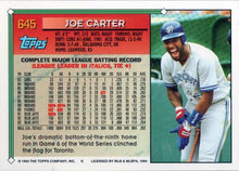 Load image into Gallery viewer, 1994 Topps Joe Carter # 645 Toronto Blue Jays
