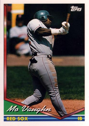 1994 Topps Mo Vaughn # 690 Boston Red Sox