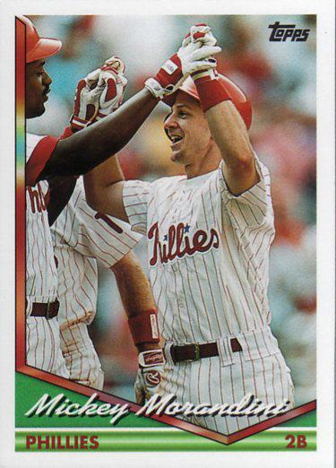 1994 Topps Mickey Morandini # 692 Philadelphia Phillies