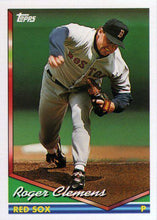 Load image into Gallery viewer, 1994 Topps Roger Clemens # 720 Boston Red Sox
