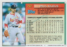 Load image into Gallery viewer, 1994 Topps Paul Kilgus # 737 St. Louis Cardinals
