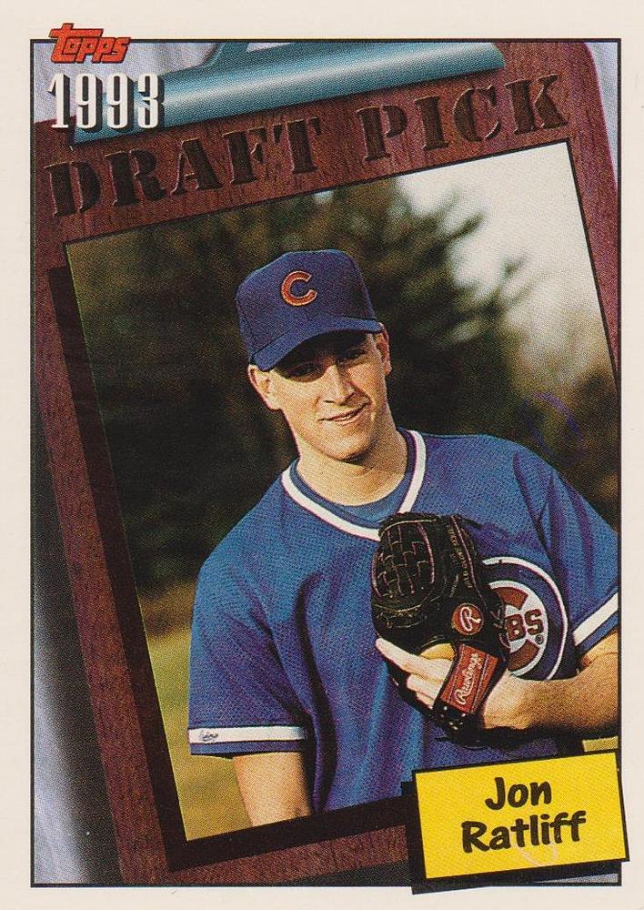 1994 Topps Jon Ratliff DPK, RC # 739 Chicago Cubs