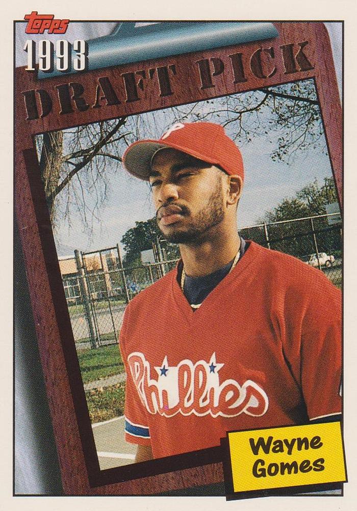 1994 Topps Wayne Gomes DPK, RC # 742 Philadelphia Phillies
