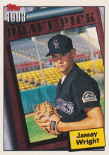 Load image into Gallery viewer, 1994 Topps Jamey Wright DPK, RC # 744 Colorado Rockies
