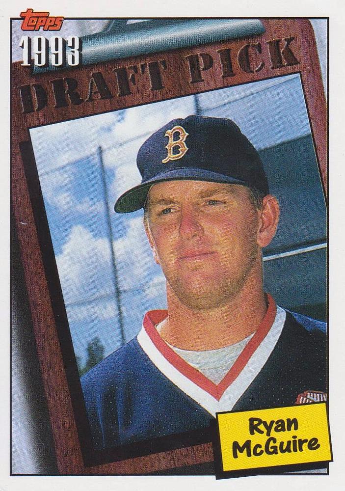 1994 Topps Ryan McGuire DPK, RC # 746 Boston Red Sox