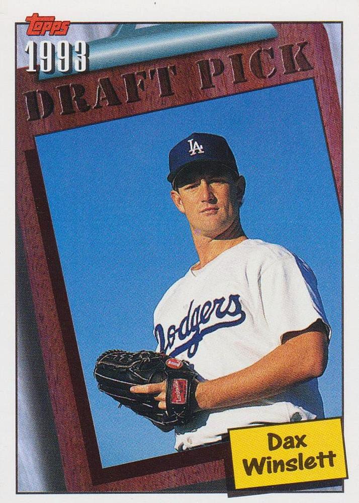 1994 Topps Dax Winslett DPK, RC # 755 Los Angeles Dodgers