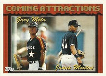 Load image into Gallery viewer, 1994 Topps Gary Mota / James Mouton CA, RC # 782 Houston Astros
