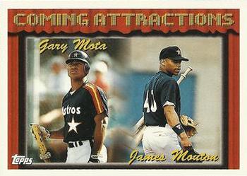 1994 Topps Gary Mota / James Mouton CA, RC # 782 Houston Astros