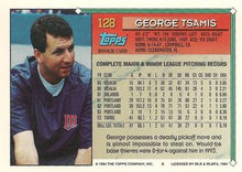 Load image into Gallery viewer, 1994 Topps George Tsamis RC # 128 Minnesota Twins
