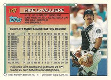 تحميل الصورة إلى عارض المعرض، 1994 Topps Mike LaValliere # 147 Chicago White Sox
