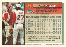 将图片加载到图库查看器，1994 Topps Dan Wilson # 154 Cincinnati Reds
