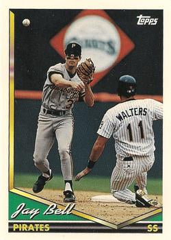 1994 Topps Jay Bell # 15 Pittsburgh Pirates