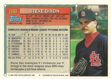 Load image into Gallery viewer, 1994 Topps Steve Dixon RC # 168 St. Louis Cardinals

