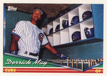 تحميل الصورة إلى عارض المعرض، 1994 Topps Derrick May # 6 Chicago Cubs
