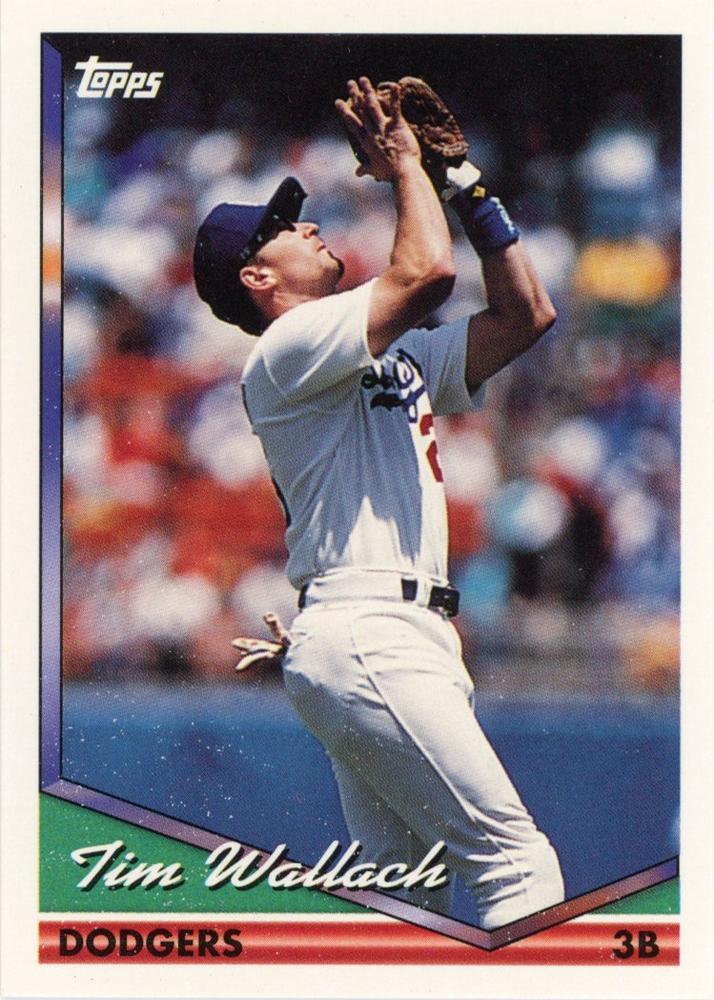 1994 Topps Tim Wallach # 143 Los Angeles Dodgers