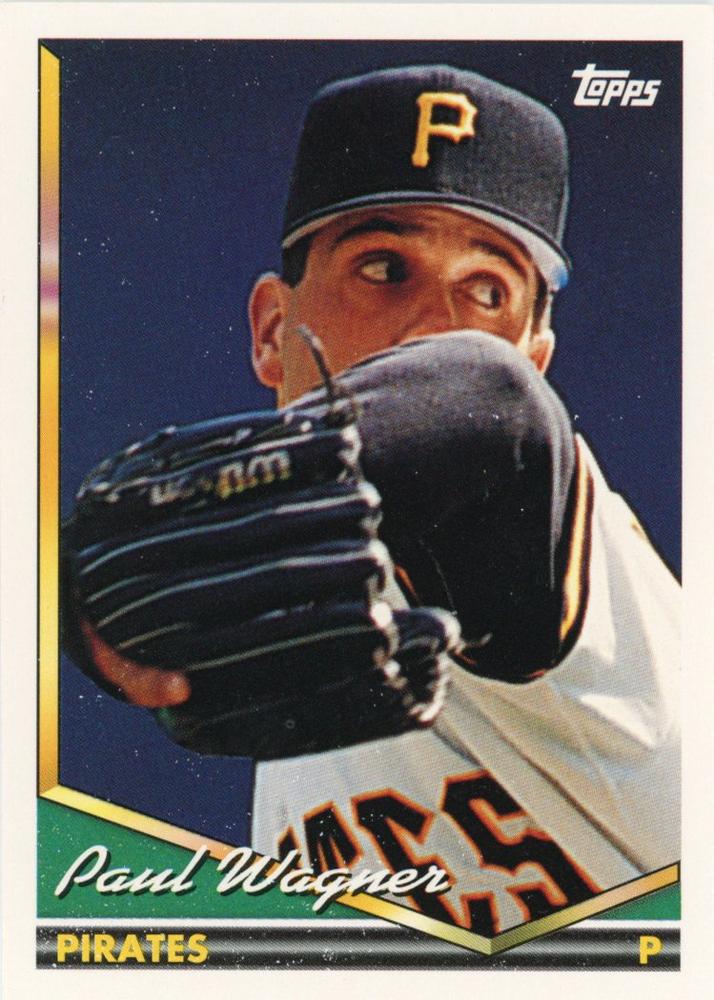 1994 Topps Paul Wagner # 157 Pittsburgh Pirates