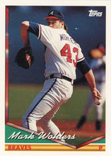 将图片加载到图库查看器，1994 Topps Mark Wohlers # 232 Atlanta Braves
