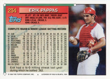 将图片加载到图库查看器，1994 Topps Erik Pappas # 234 St. Louis Cardinals
