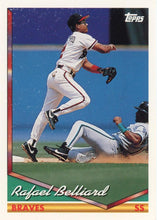 将图片加载到图库查看器，1994 Topps Rafael Belliard # 261 Atlanta Braves
