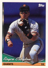 将图片加载到图库查看器，1994 Topps Royce Clayton # 267 San Francisco Giants
