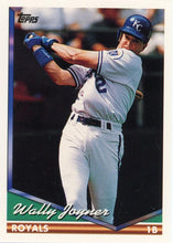 将图片加载到图库查看器，1994 Topps Wally Joyner # 275 Kansas City Royals
