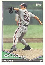 Load image into Gallery viewer, 1994 Topps Albie Lopez RC # 178 Cleveland Indians
