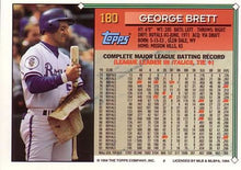 تحميل الصورة إلى عارض المعرض، 1994 Topps George Brett # 180 Kansas City Royals
