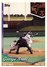 تحميل الصورة إلى عارض المعرض، 1994 Topps George Brett # 180 Kansas City Royals
